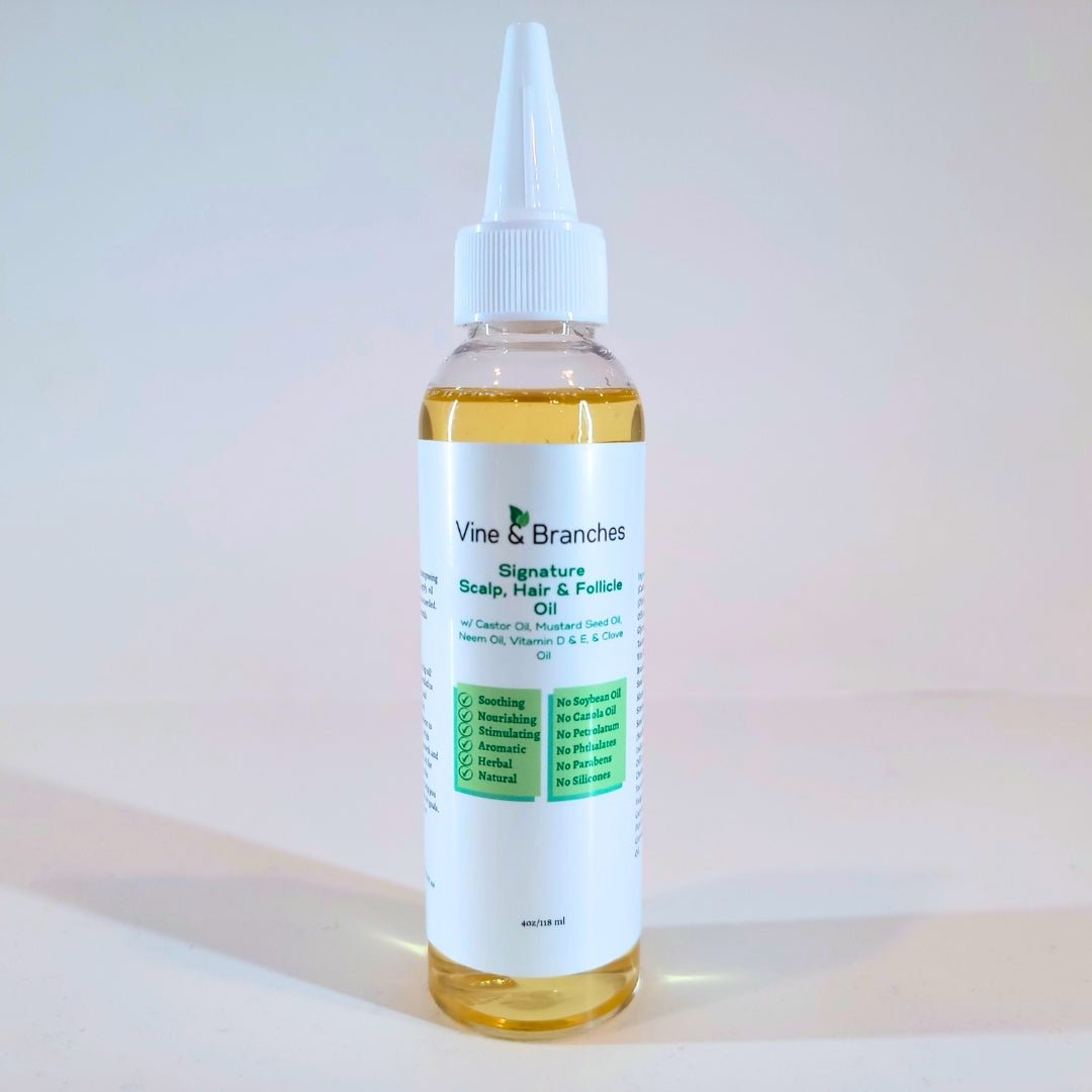 Vine & Branches Signature Hair, Scalp, & Follicle Oil - Vine & Branches